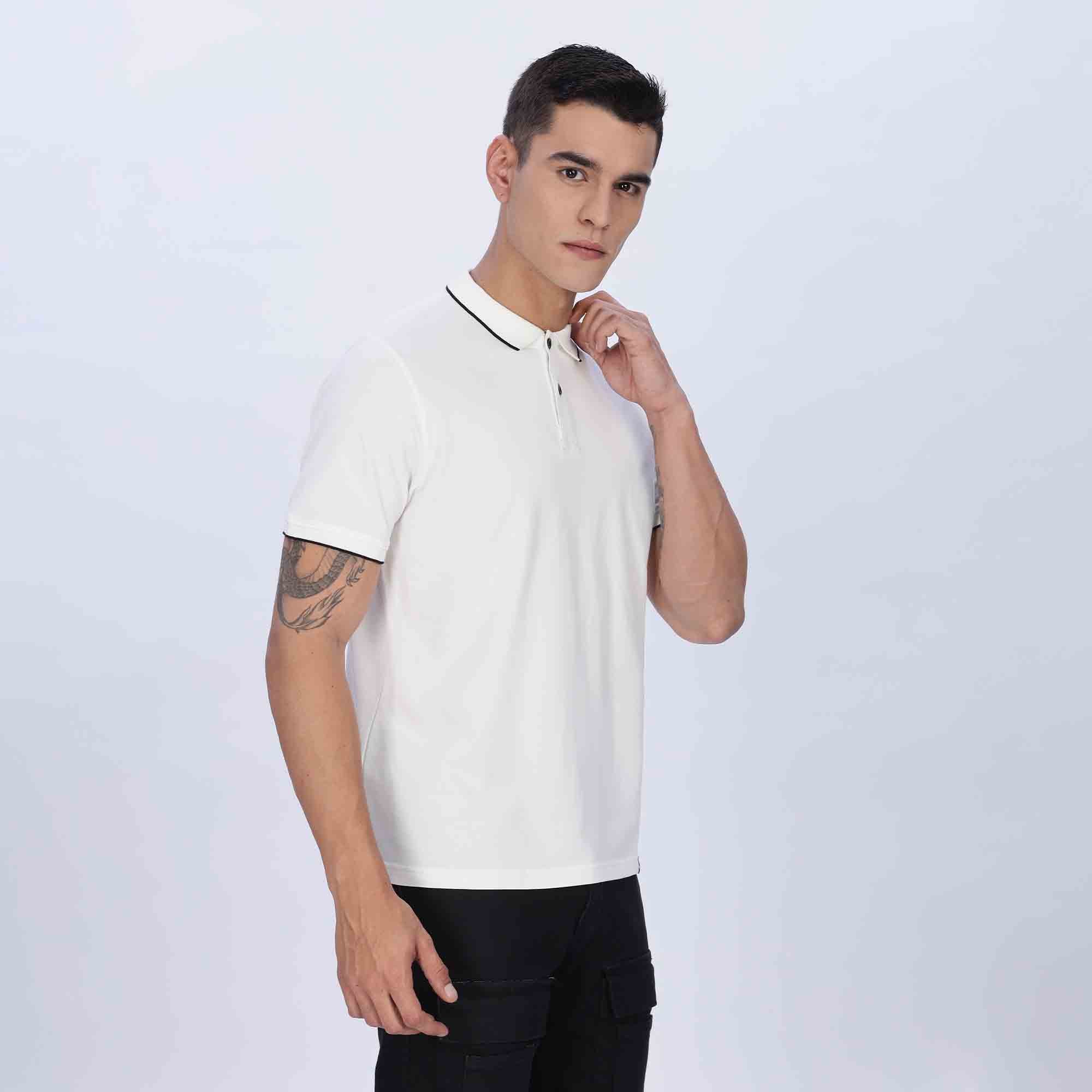 Men's Polo Collar  Regular T-shirt