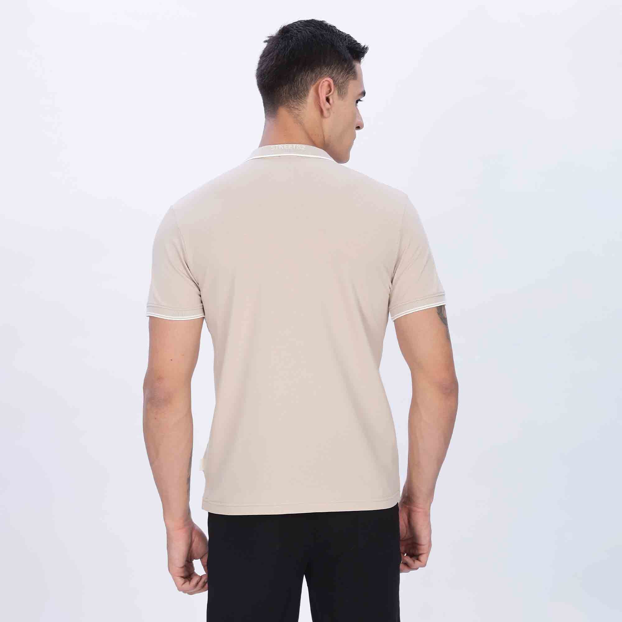 Slim Fit Polo Collar T- Shirt