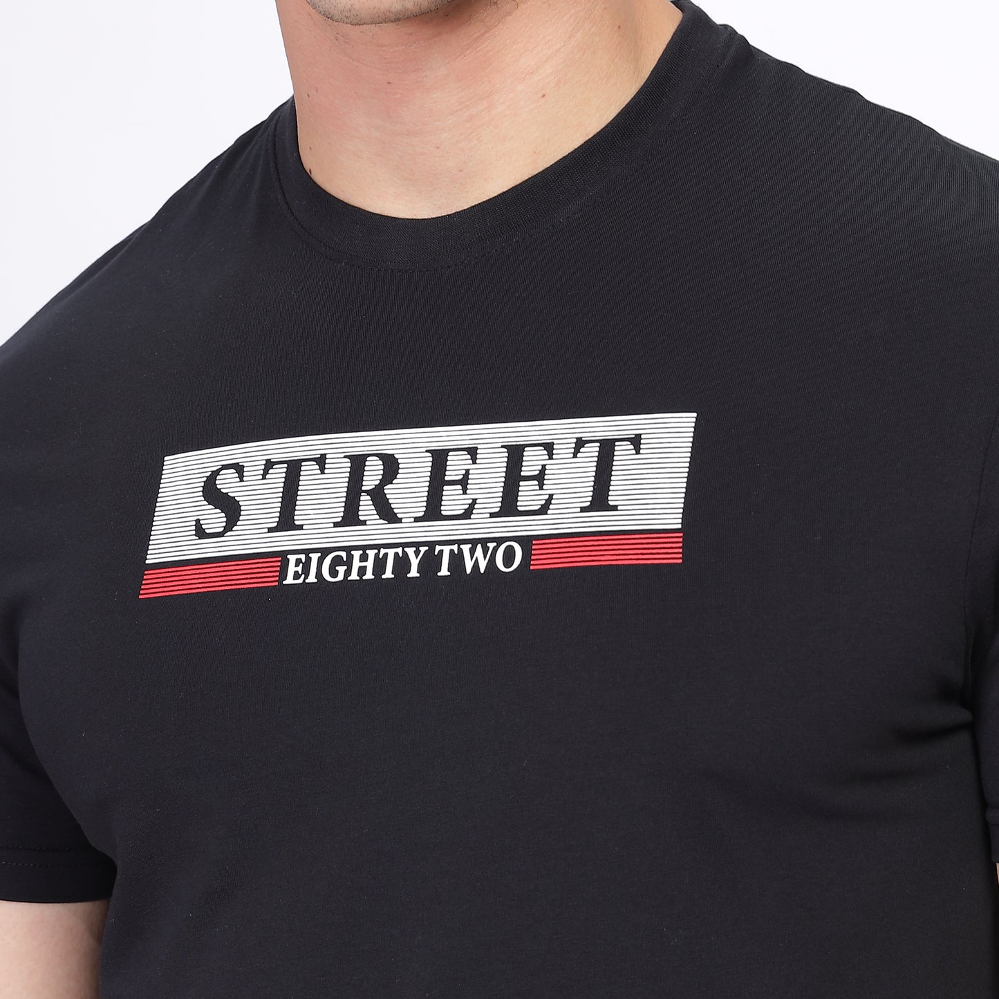 Regular T-shirt - Street82 front print