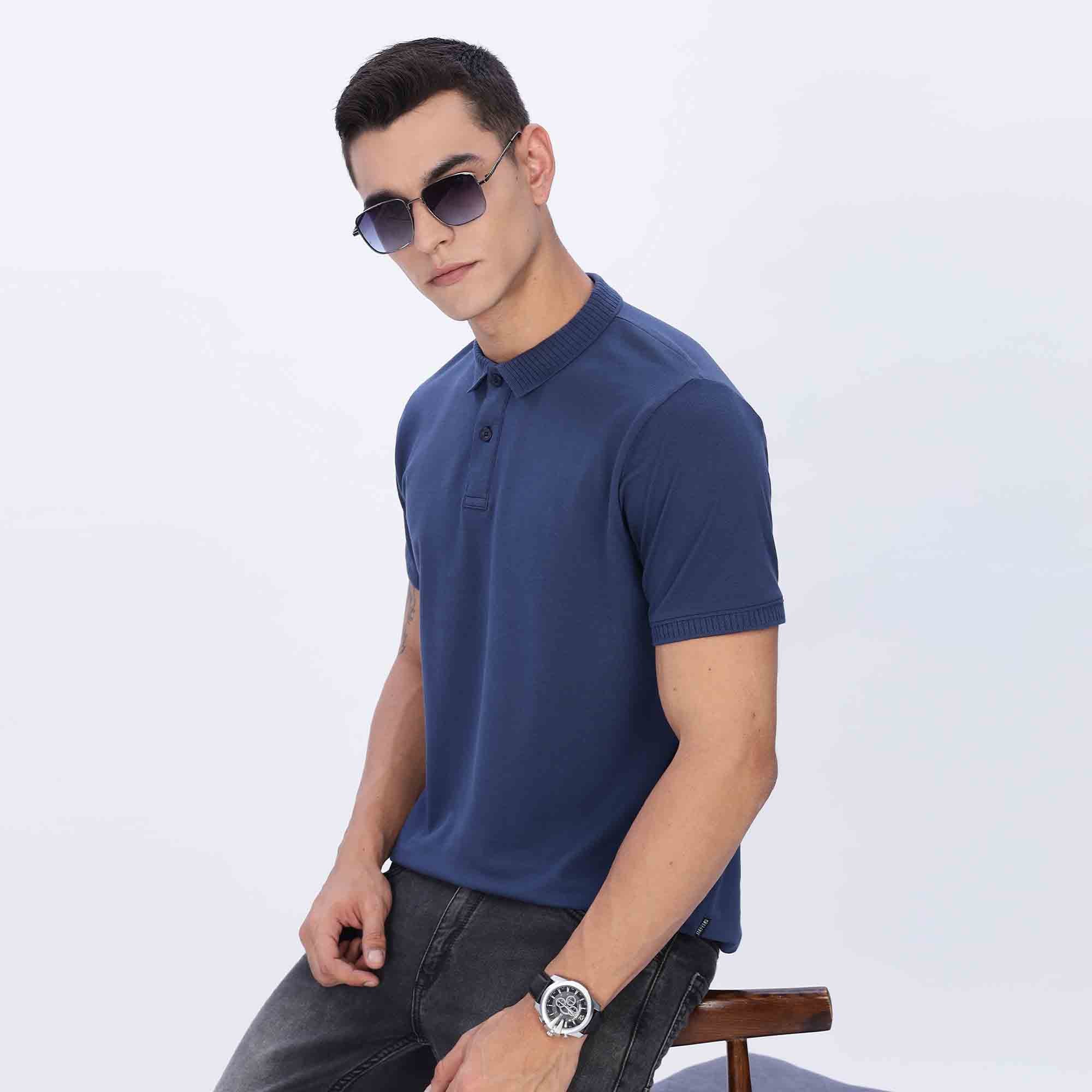 Regular Polo Collar T- Shirt