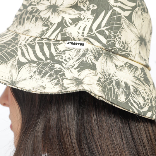 Tropical Vibe Sun-Proof Bucket Hat