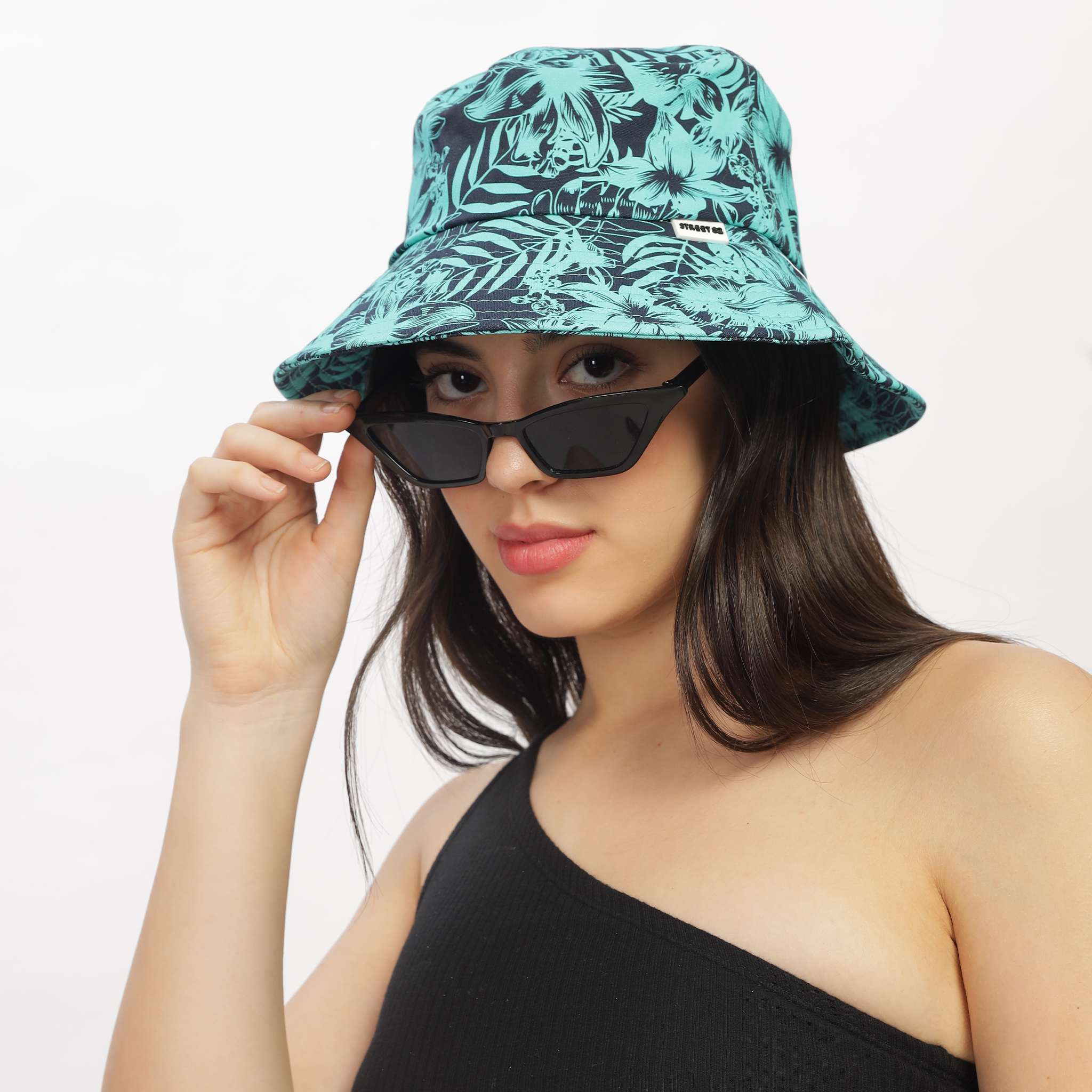 Tropical Vibe Sun-Proof Bucket Hat