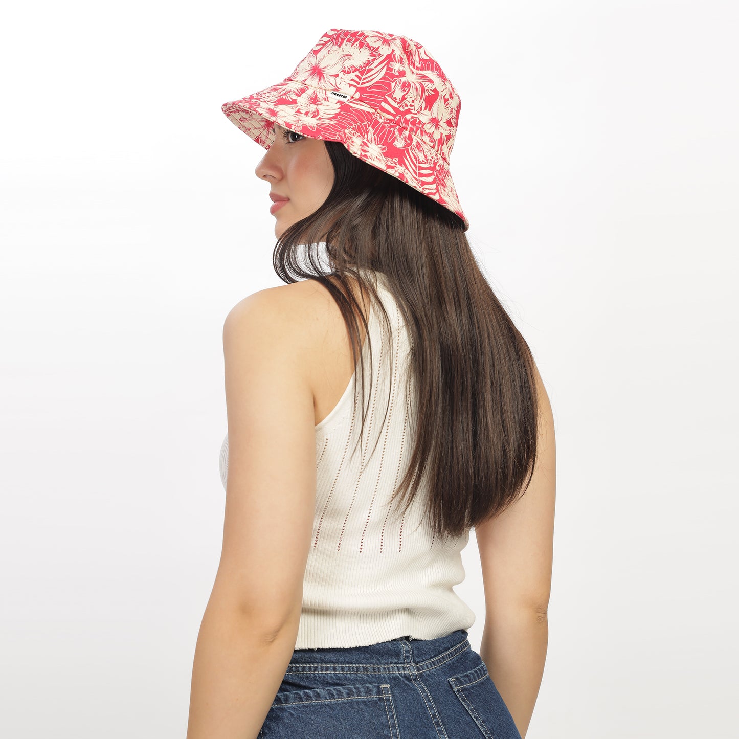 Tropical Vibe Sun-Proof Bucket Hat