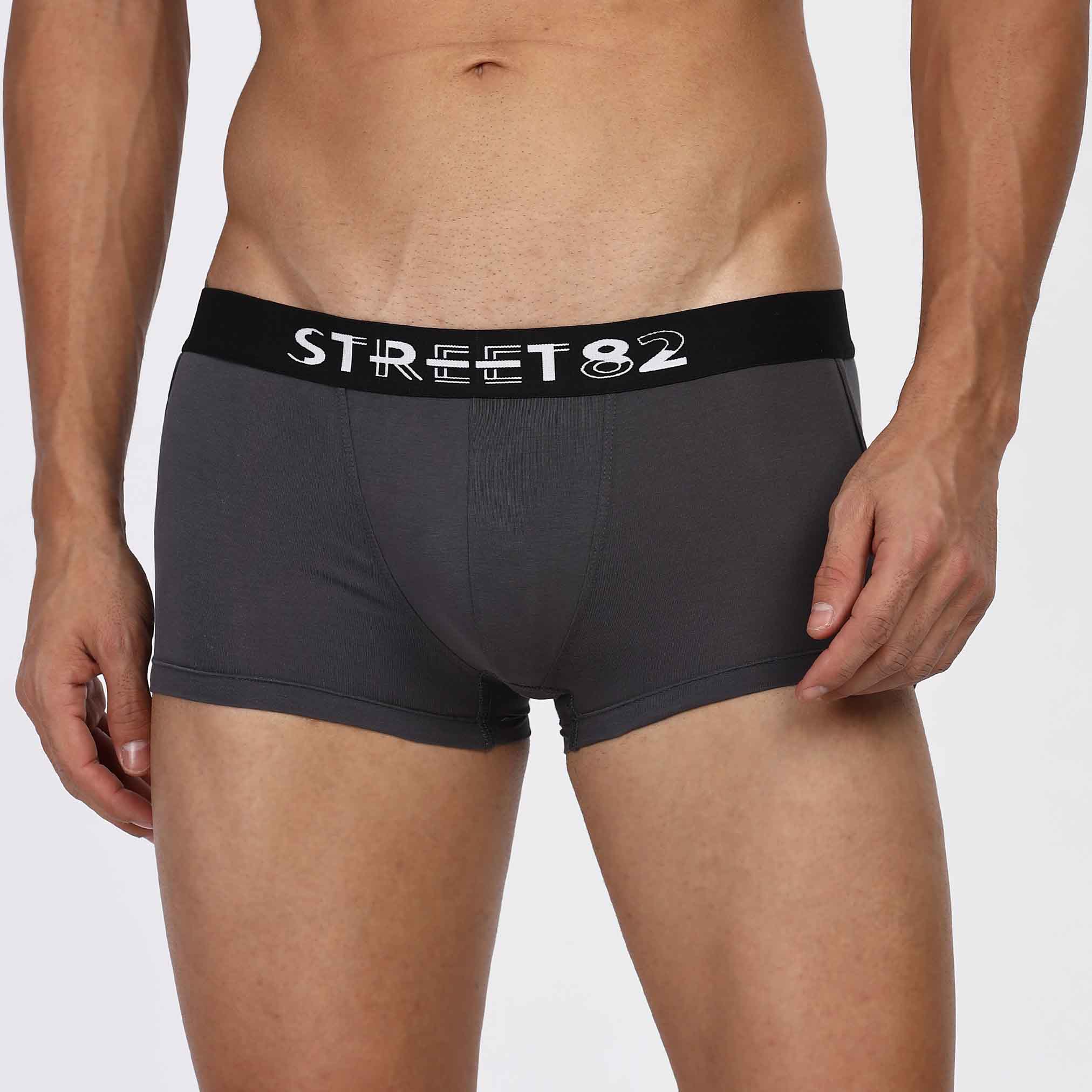 Pack of 3, Trunk Briefs with Built-in Pouch Support - Underwear for Men