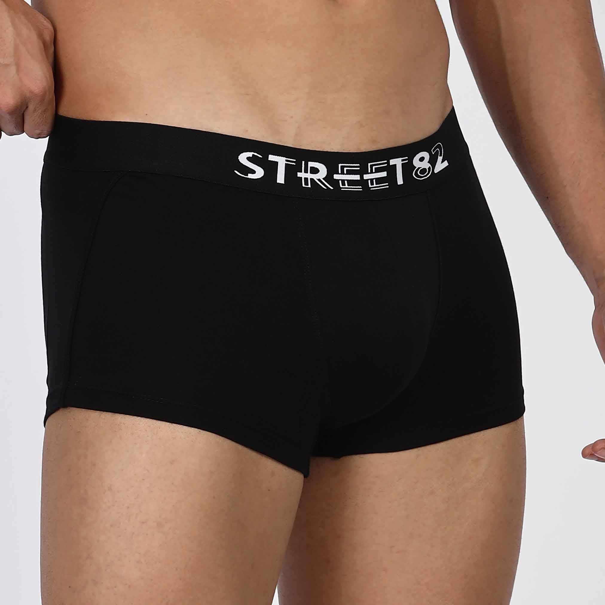 Pack of 3, Trunk Briefs with Built-in Pouch Support - Underwear for Men