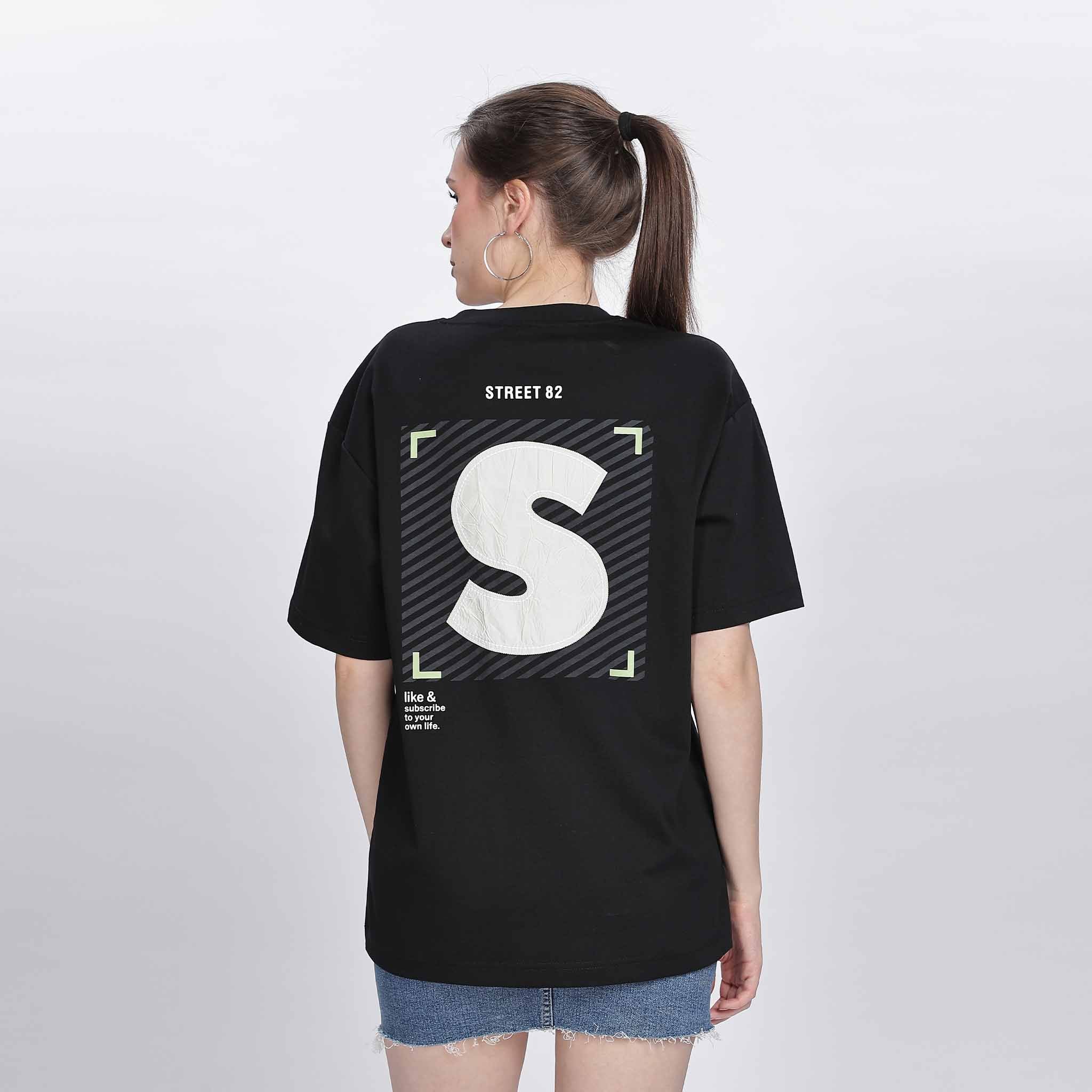 Applique Detailed Oversize T-shirt