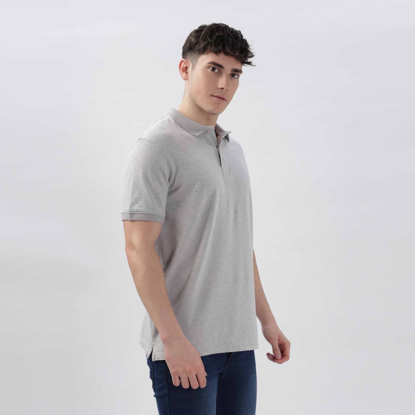 Triangle Pattern Polo Regular fit T shirt