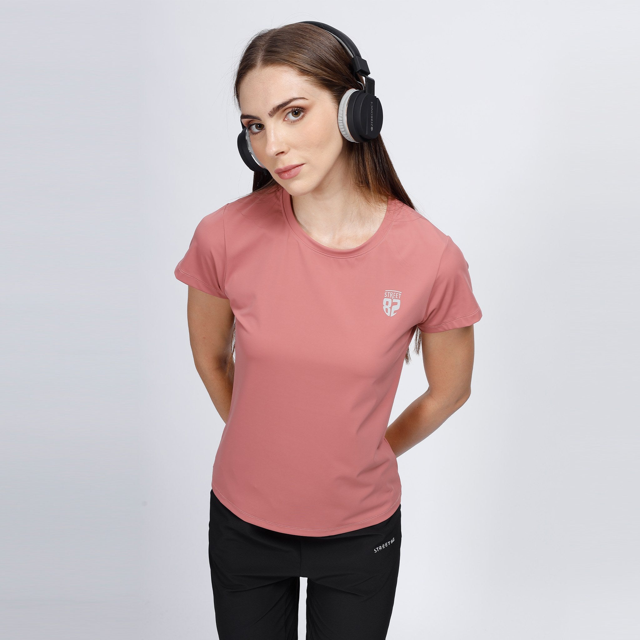 Street82 Badge Logo Ladies Performance T-shirt top