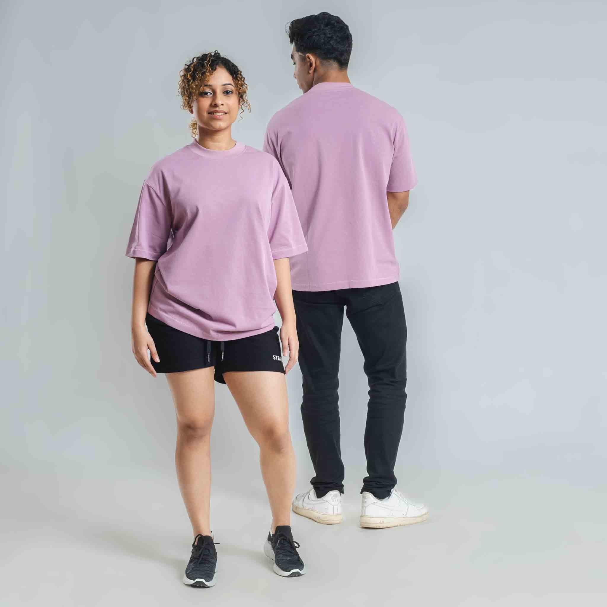 Relax fit Plain Oversize - Marsala Purple