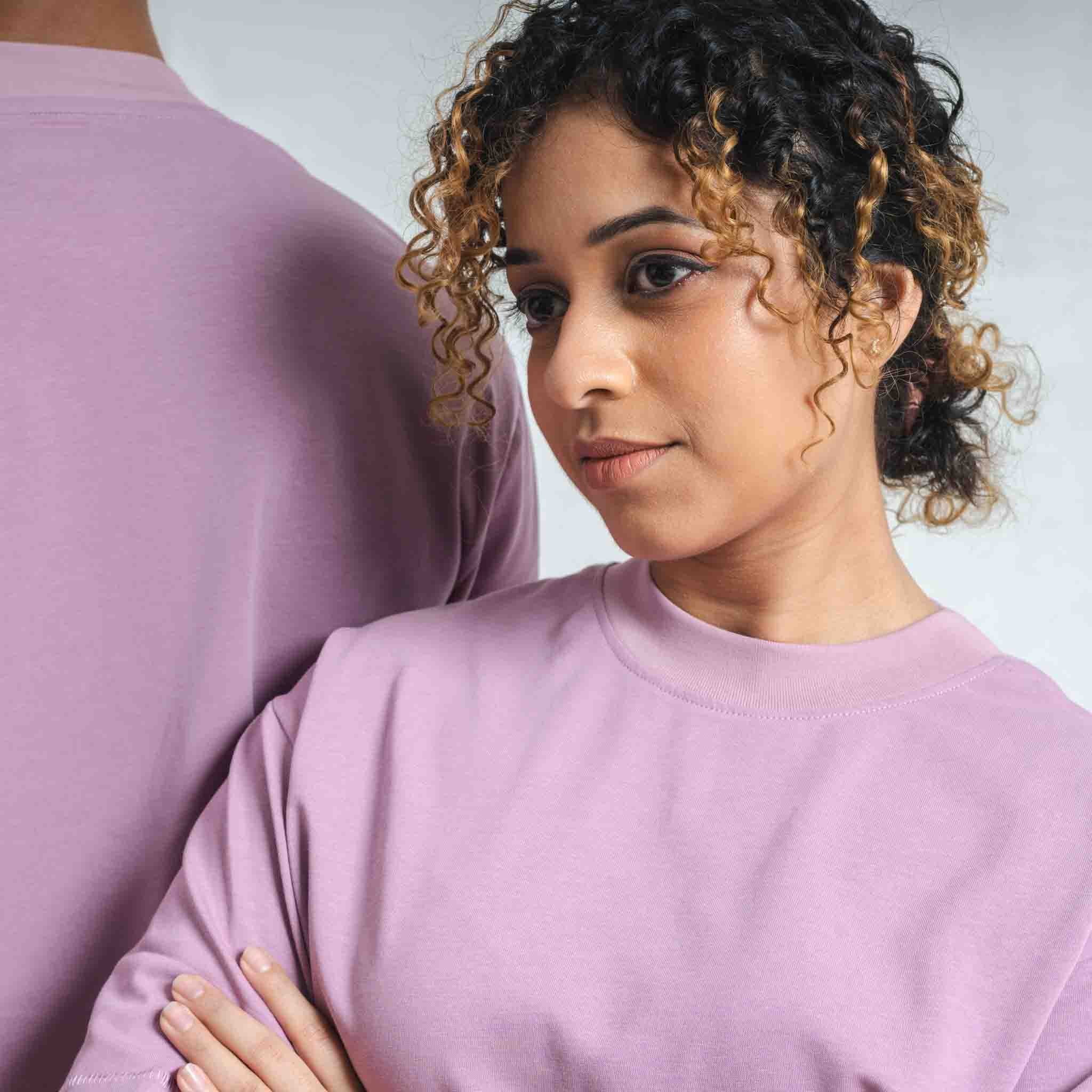 Relax fit Plain Oversize - Marsala Purple