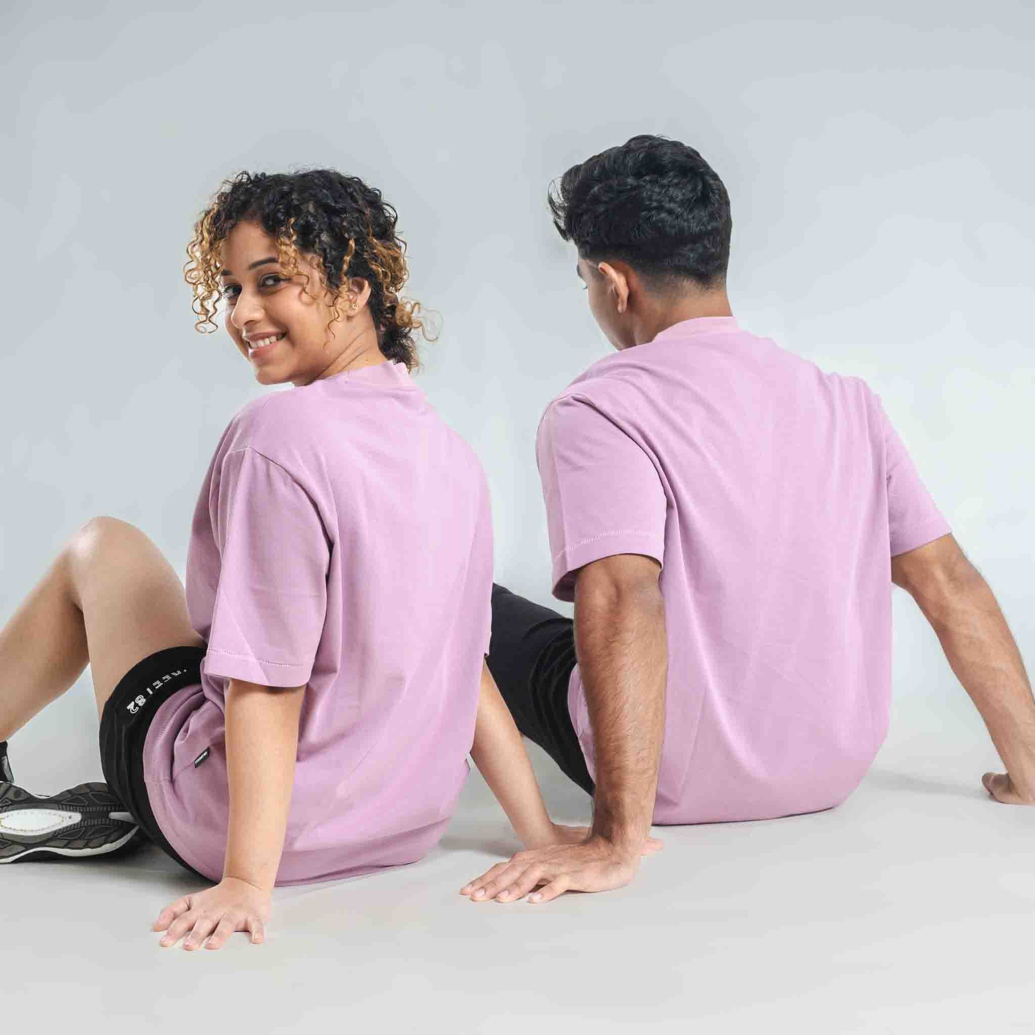 Relax fit Plain Oversize - Marsala Purple