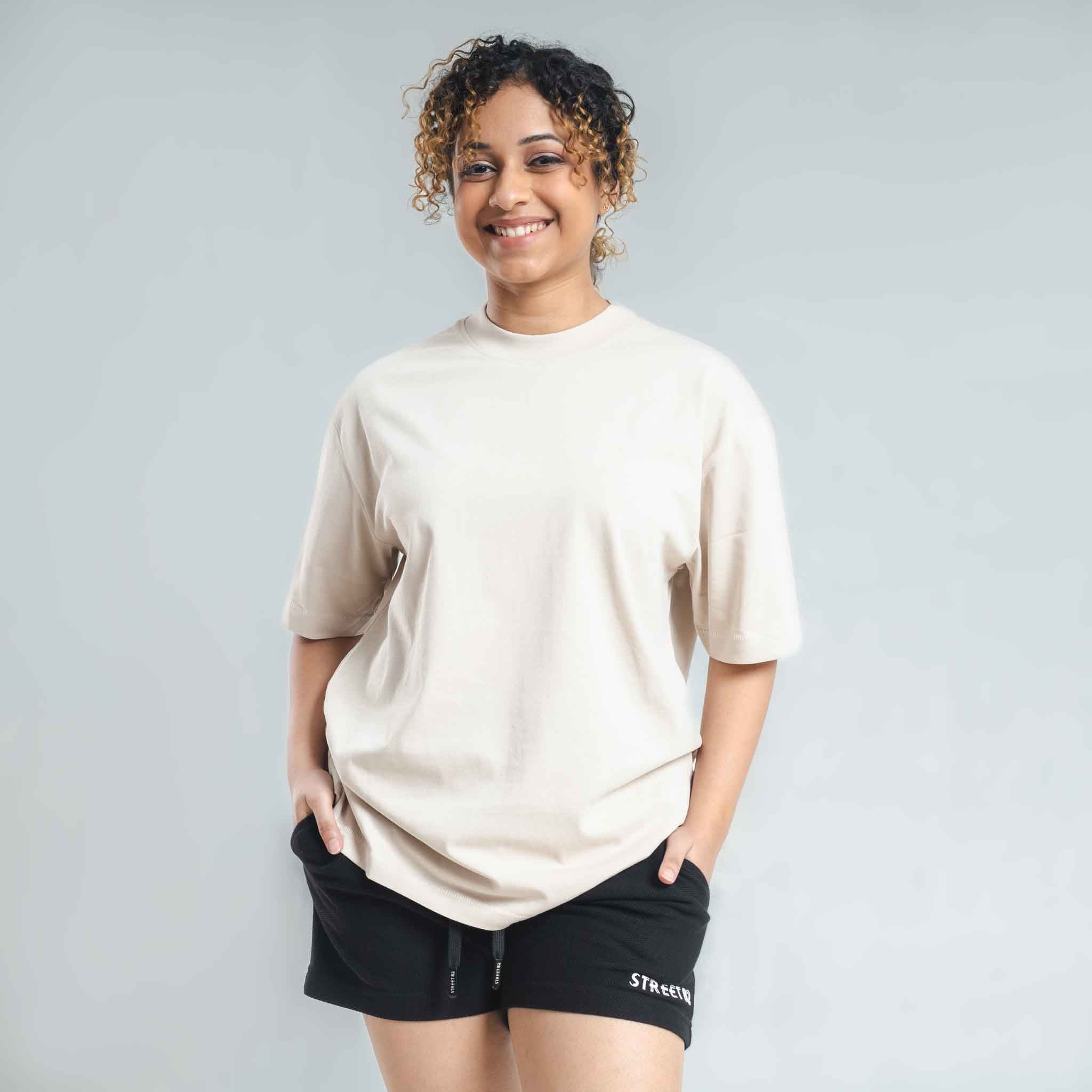 Relax fit Plain Oversize - Beige