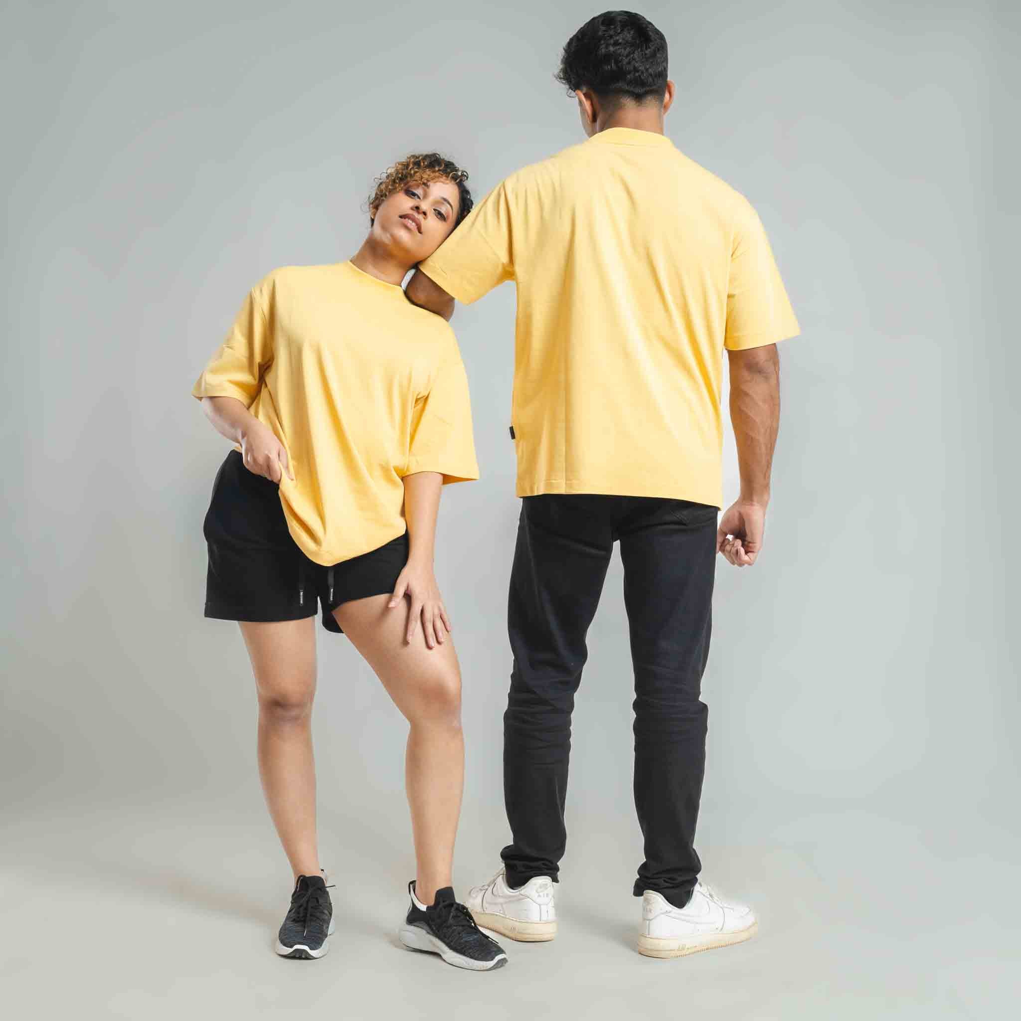 Relax fit Plain Oversize - Mustard Yellow