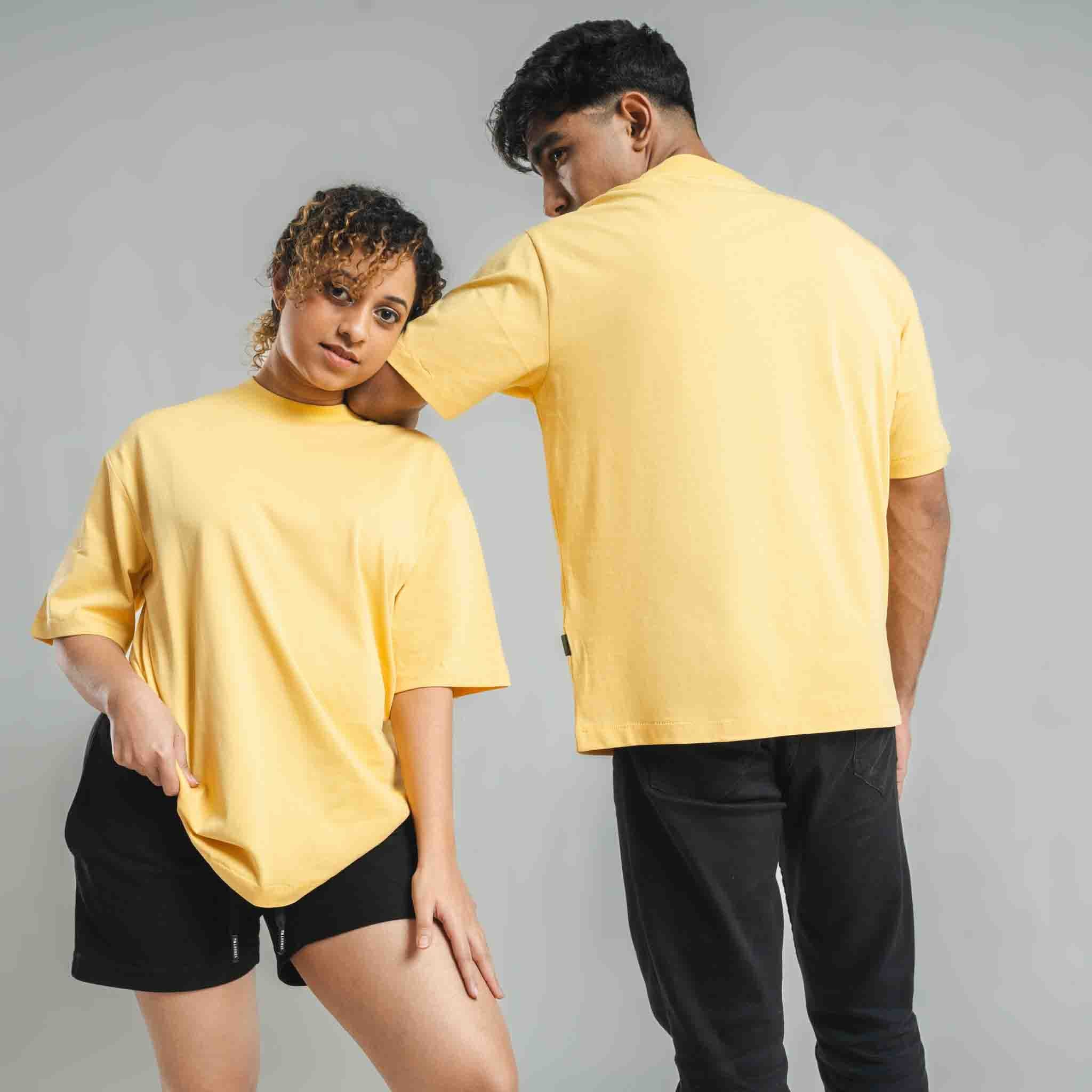 Relax fit Plain Oversize - Mustard Yellow