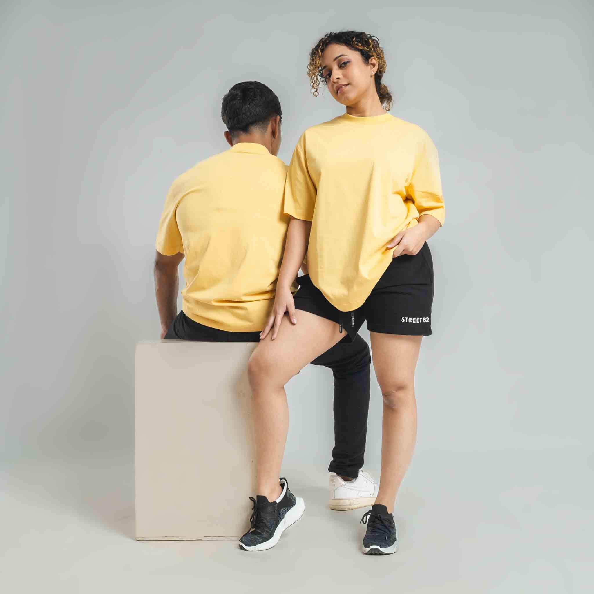 Relax fit Plain Oversize - Mustard Yellow