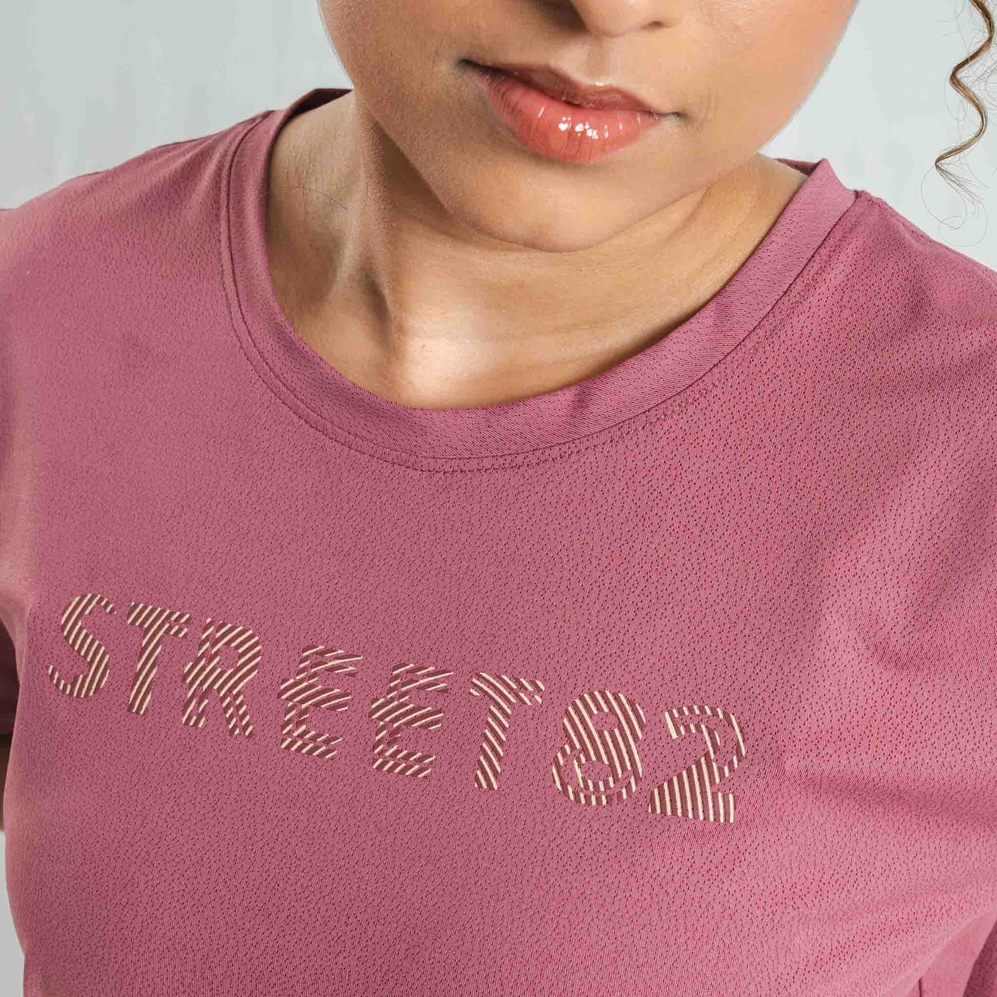 Dry-fit Ladies Blouse Text Logo Large print