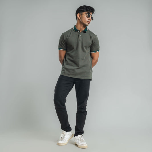 Contrast Dots Polo Regular Fit