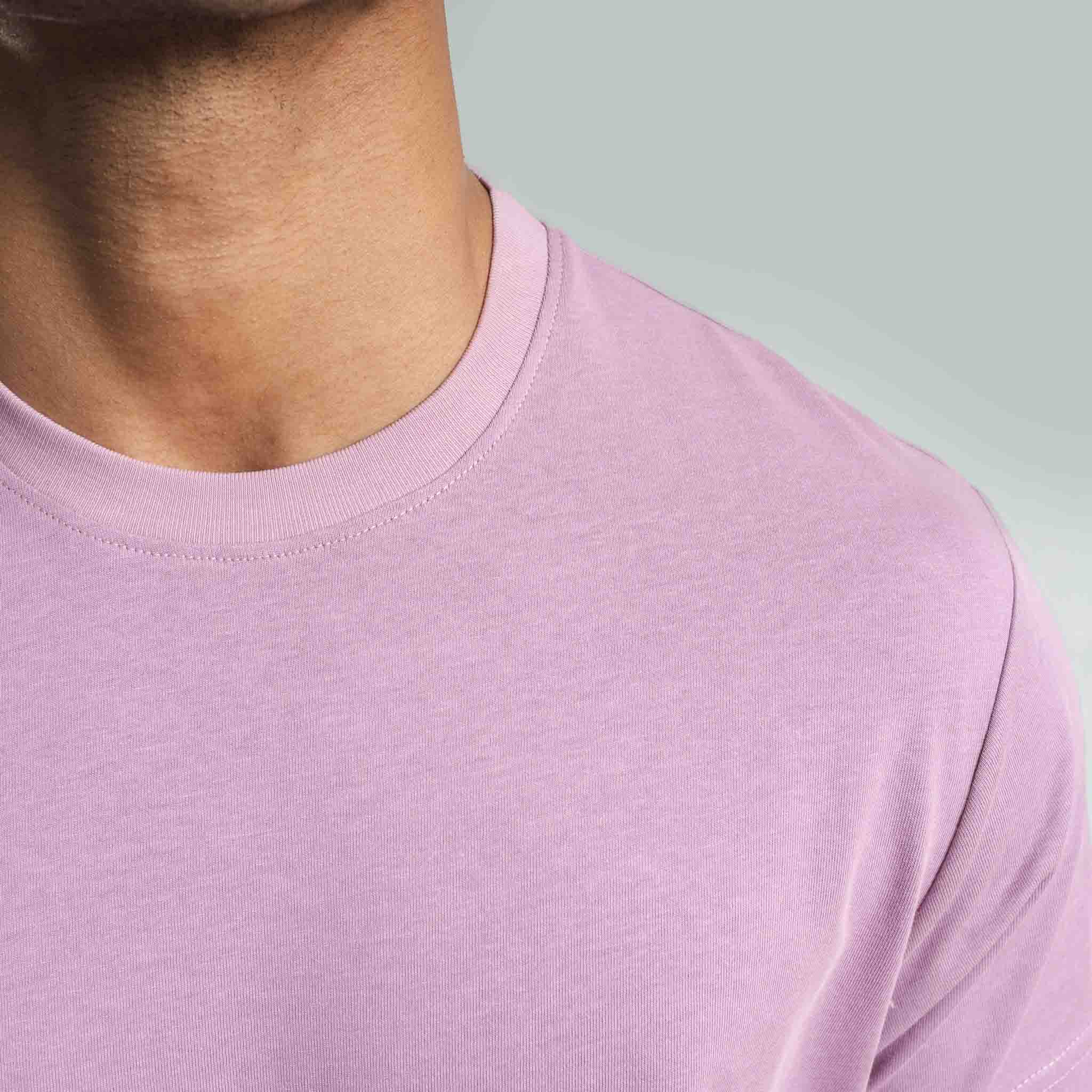 Plain Marsala Purple crew neck essential t-shirt