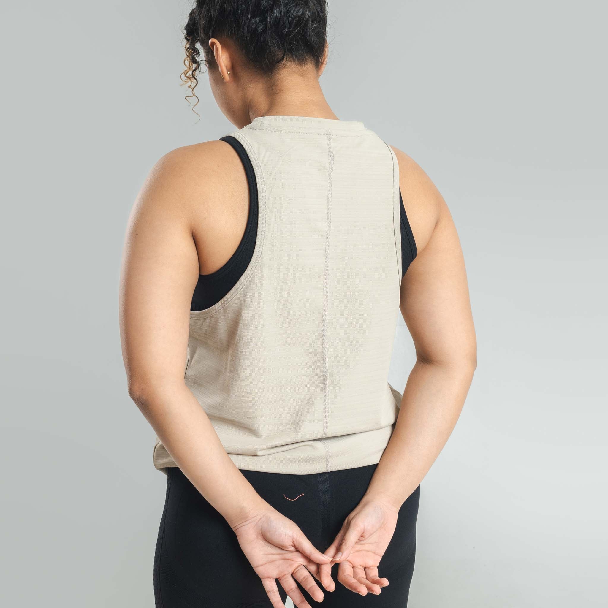 Tank Top with Back Seam Stitch