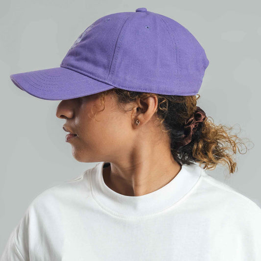 Purple Unisex Baseball cap with 3D Logo Embroidery