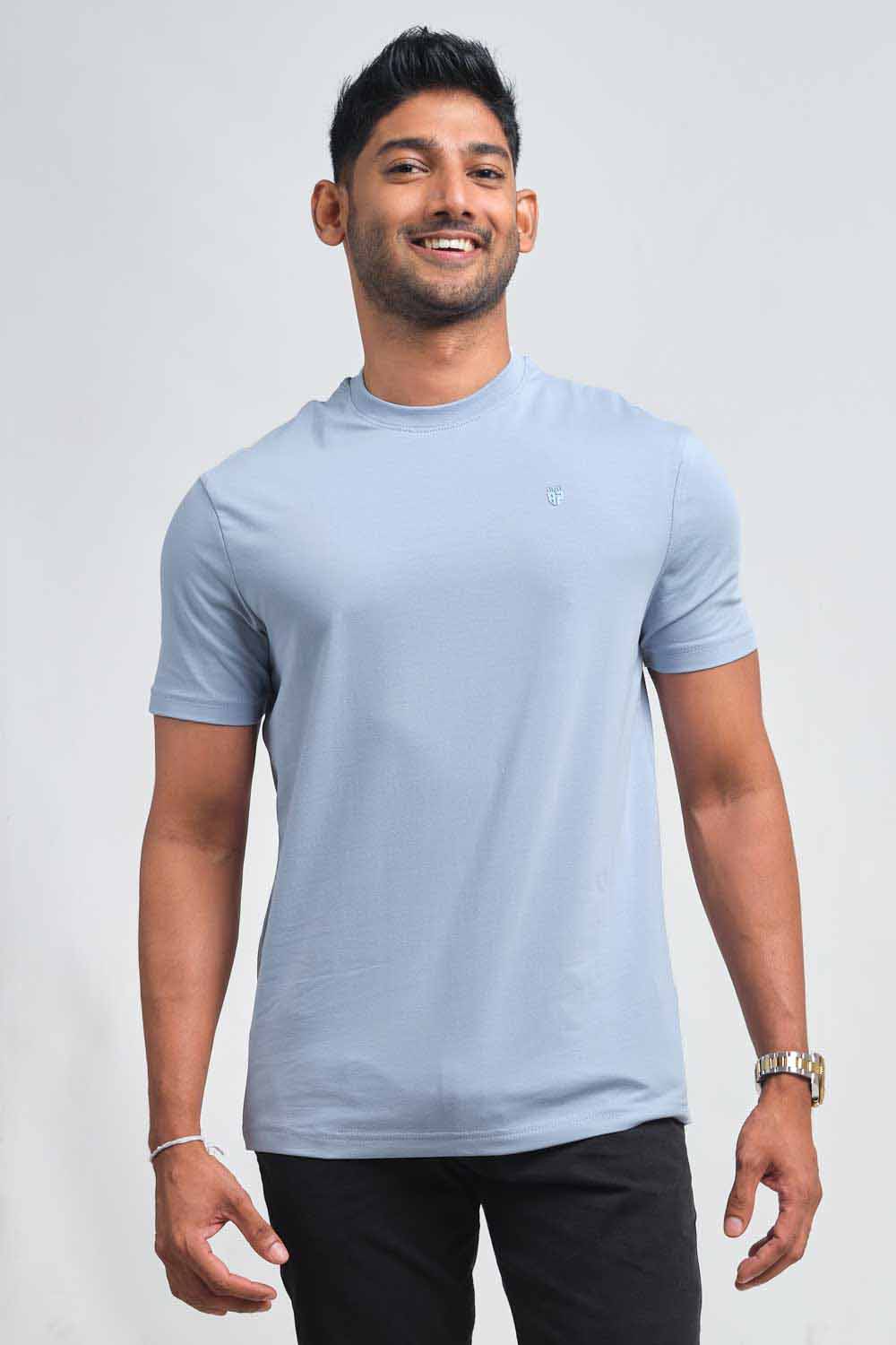 Plain 20 colors crew neck essential t-shirt