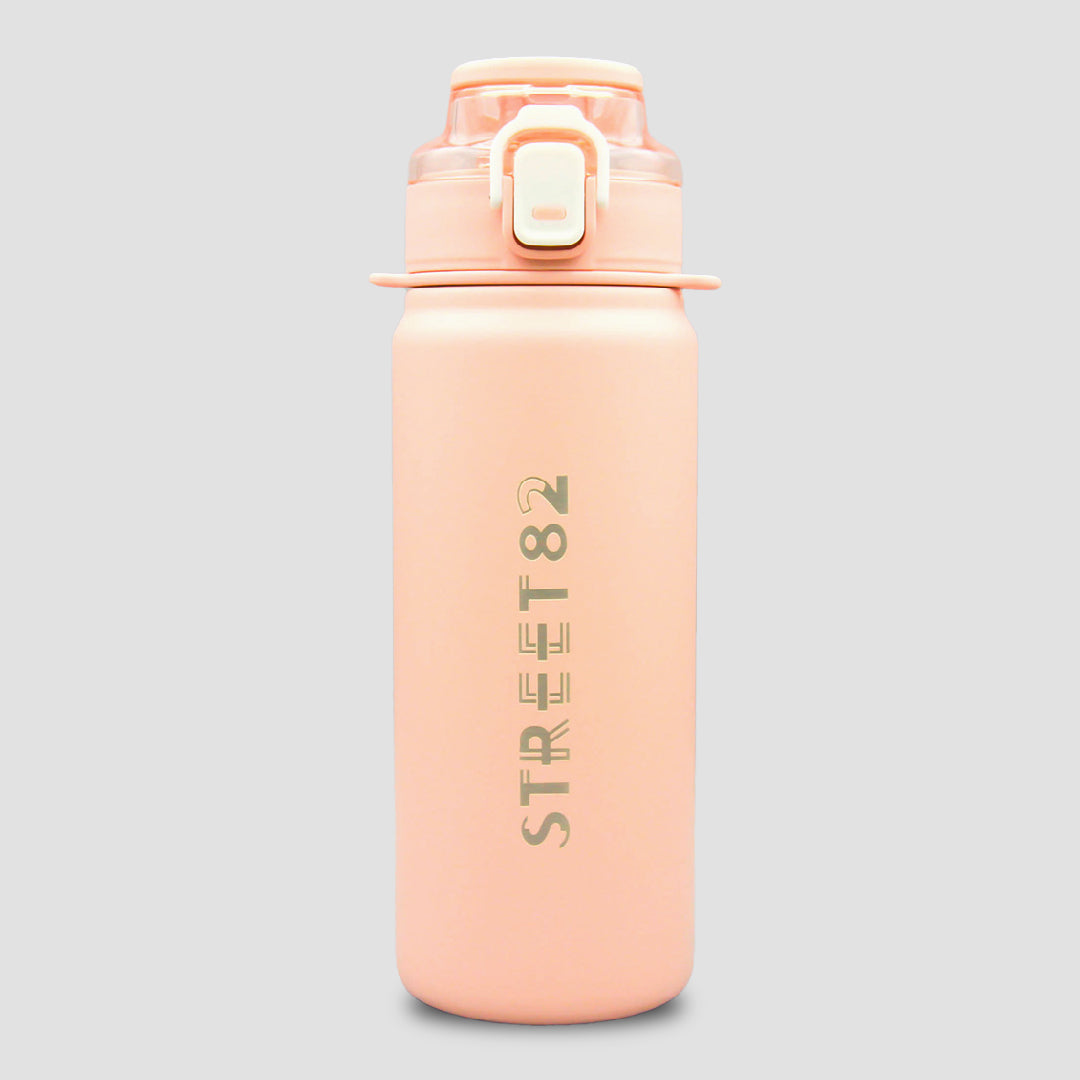 Sports Water Bottle Double Wall Vacuum Insulated Stainless Steel Water Bottle with Straw Spout Wide mouth Lid Strainer