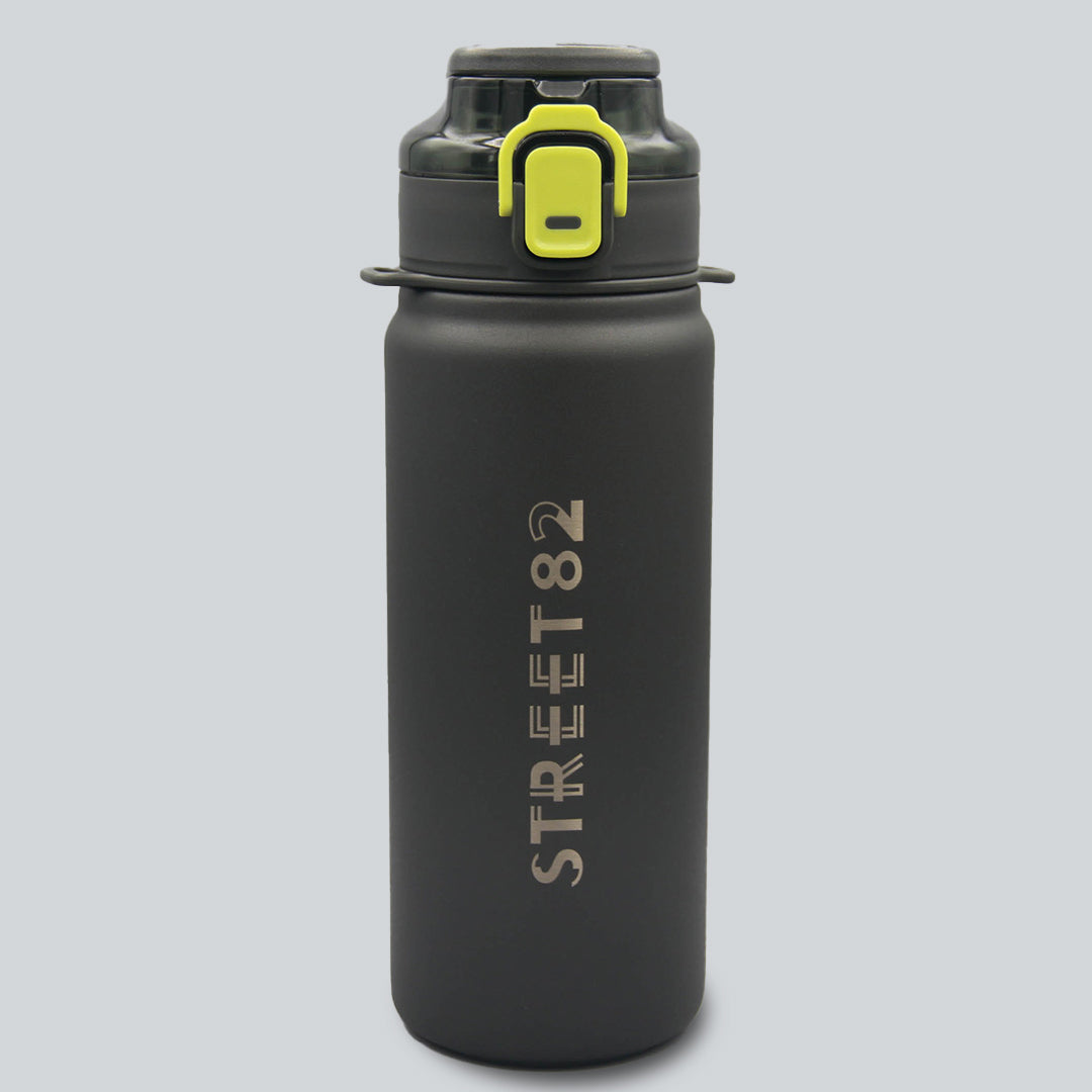 Sports Water Bottle Double Wall Vacuum Insulated Stainless Steel Water Bottle with Straw Spout Wide mouth Lid Strainer