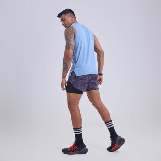 Mens Sports Shorts with Reflective Logo
