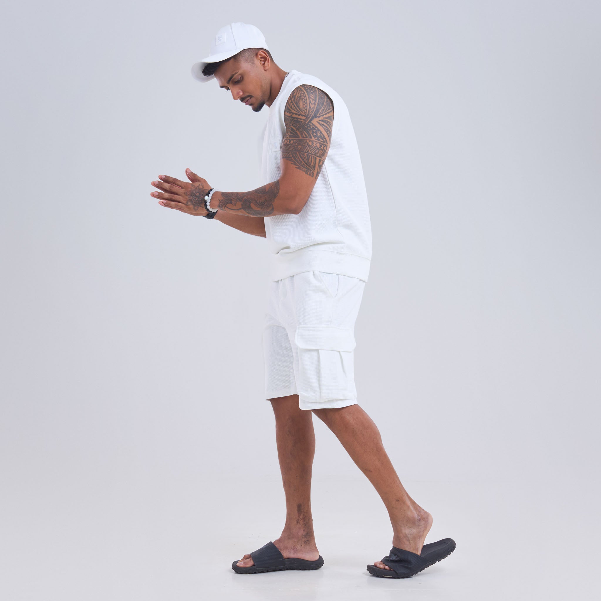 Co-ord set - Drawstring Cargo Shorts