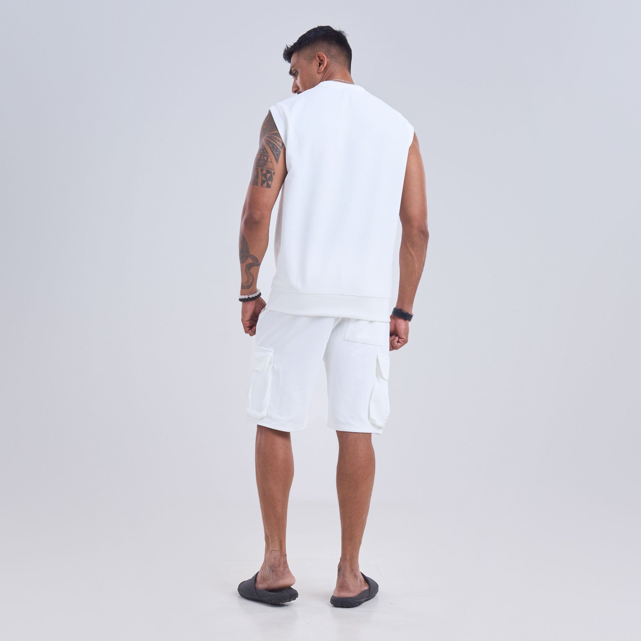 Co-ord set - Drawstring Cargo Shorts