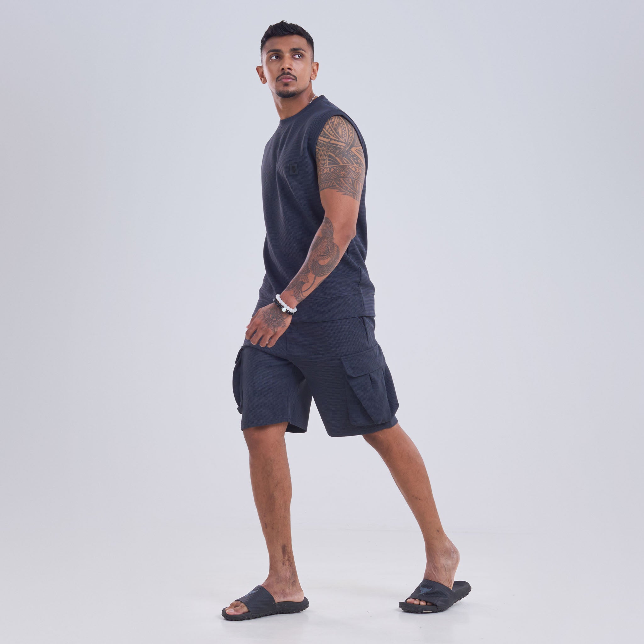 Co-ord set - Drawstring Cargo Shorts