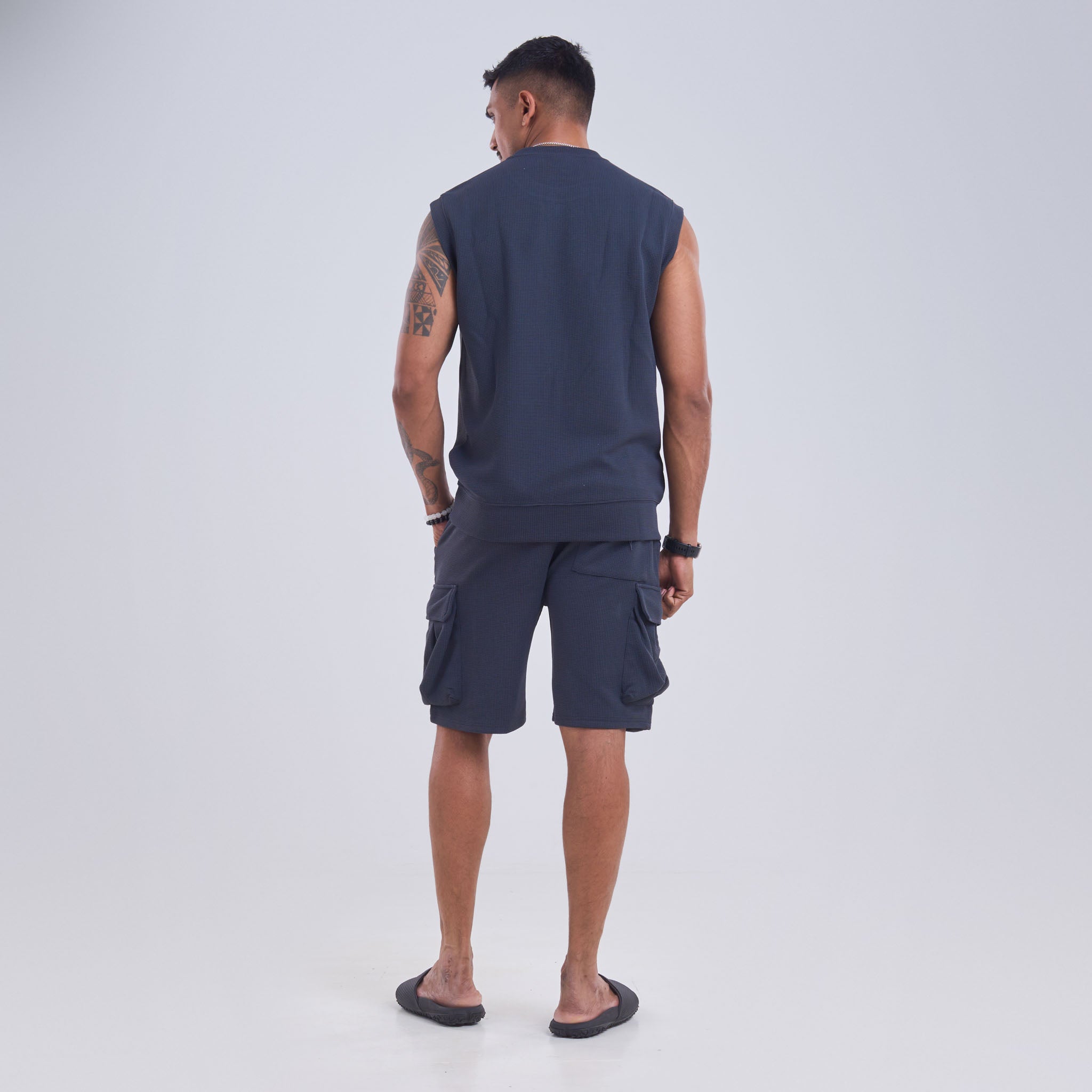 Co-ord set - Drawstring Cargo Shorts