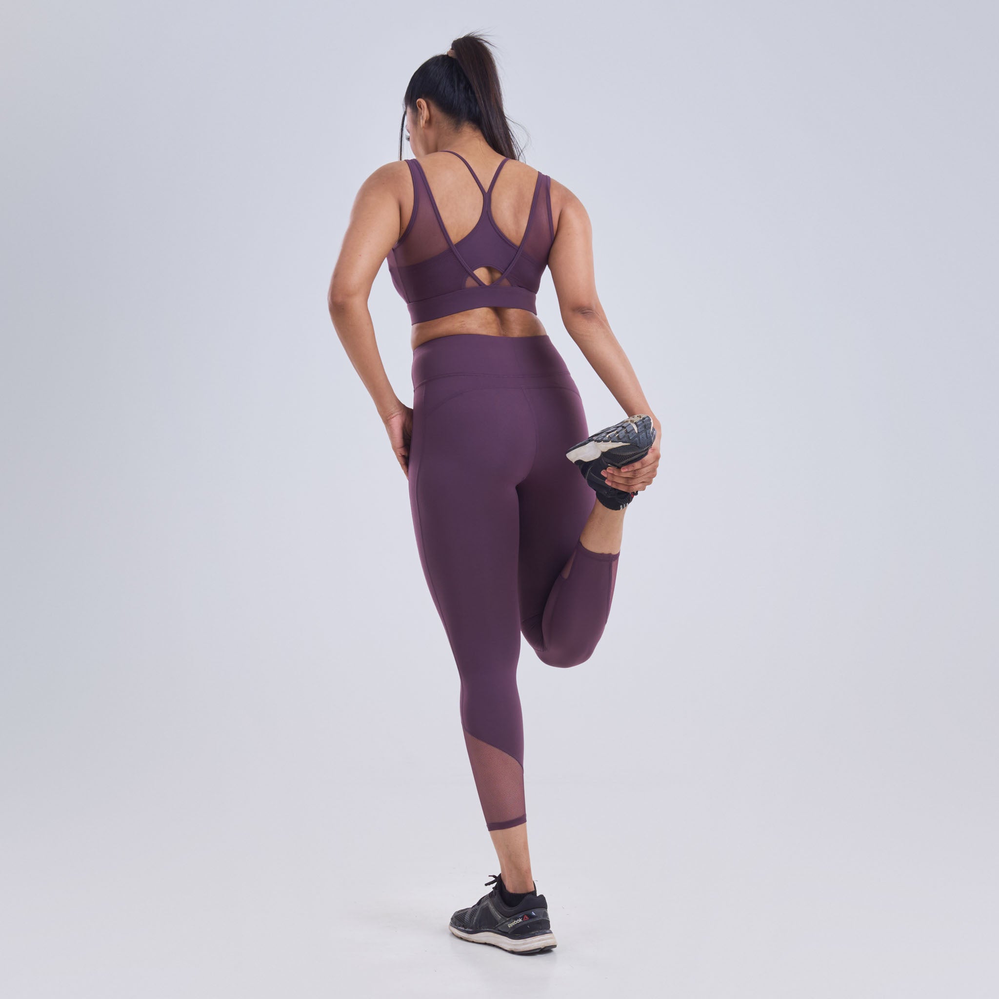 Ladies Yoga Sports Pant with Mesh style