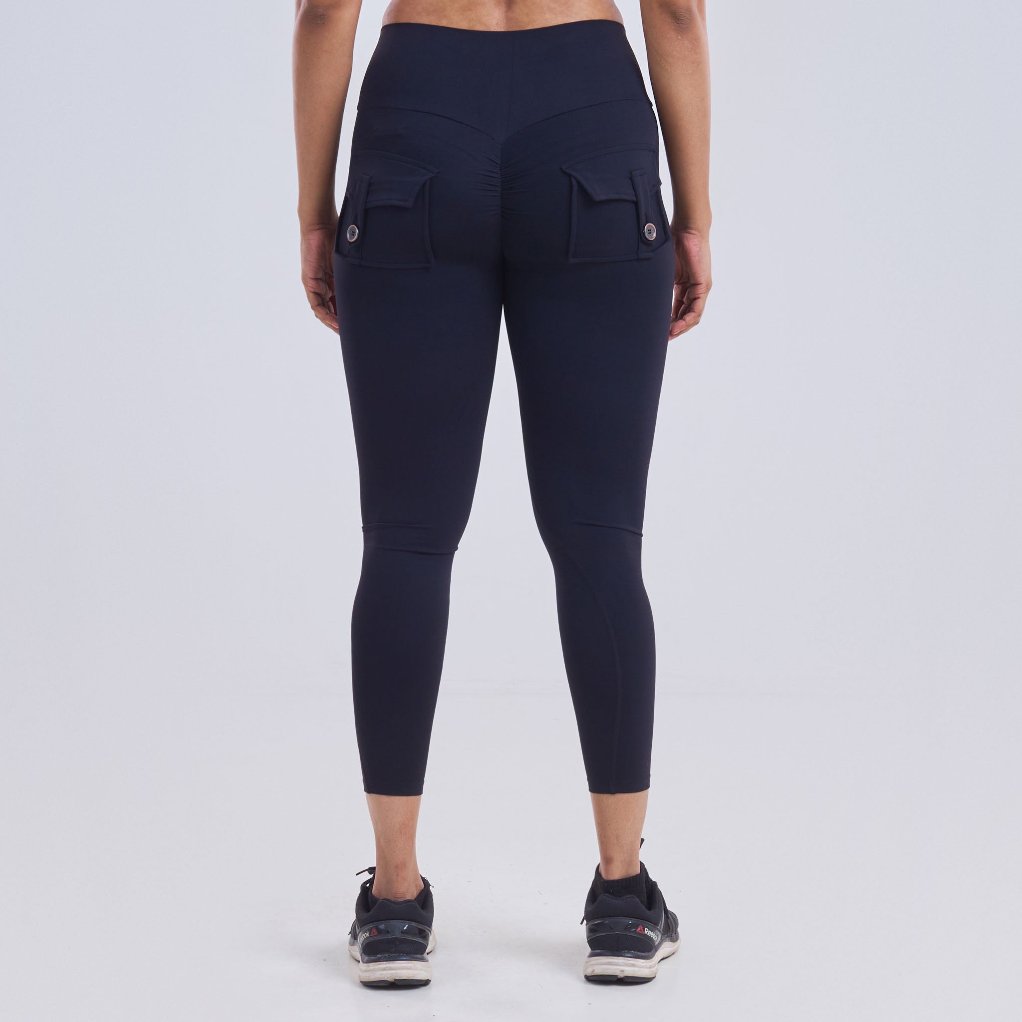 Ladies High Waist Scrunch Butt Pocket Legging