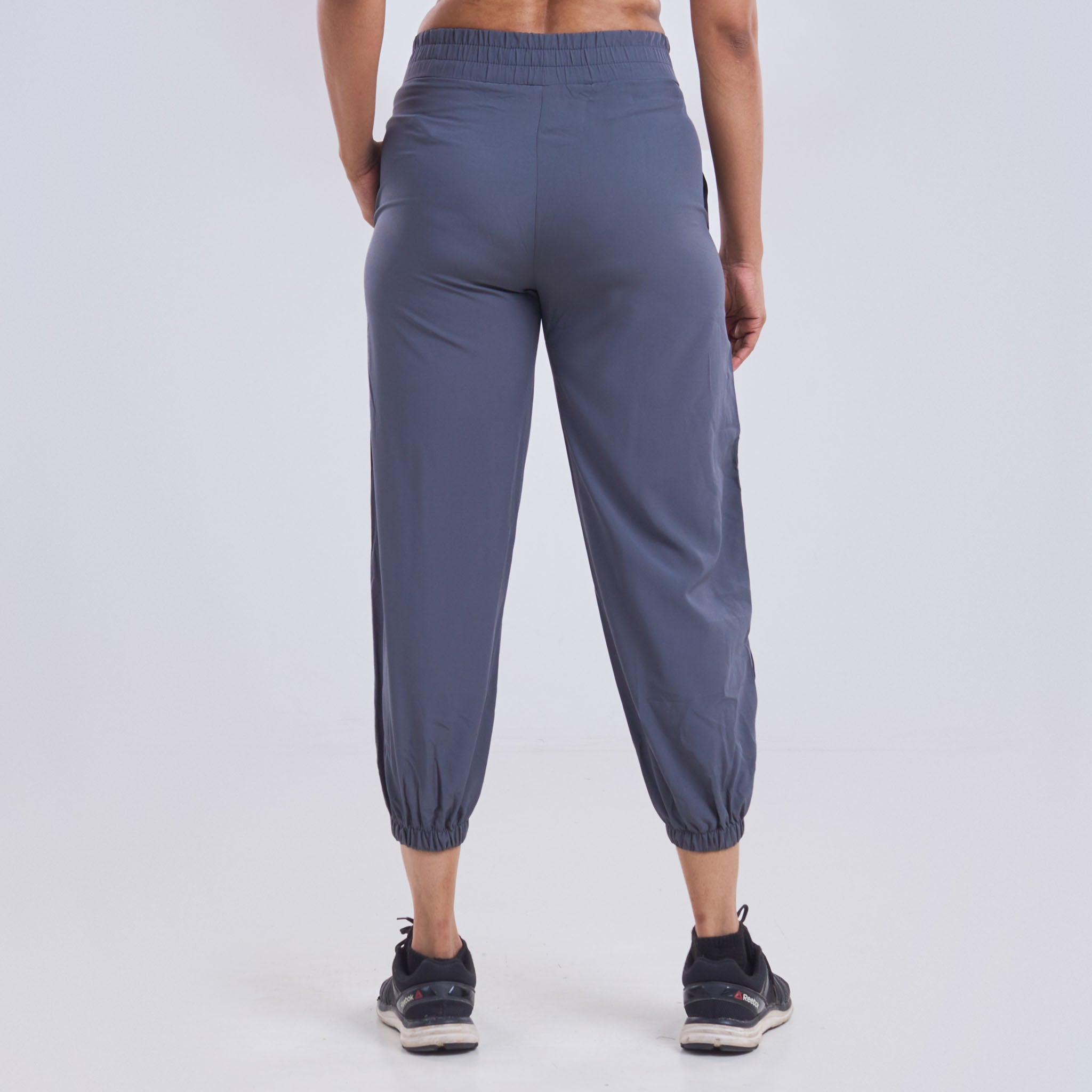 Ladies Jogger Pants with half side slit with buttons