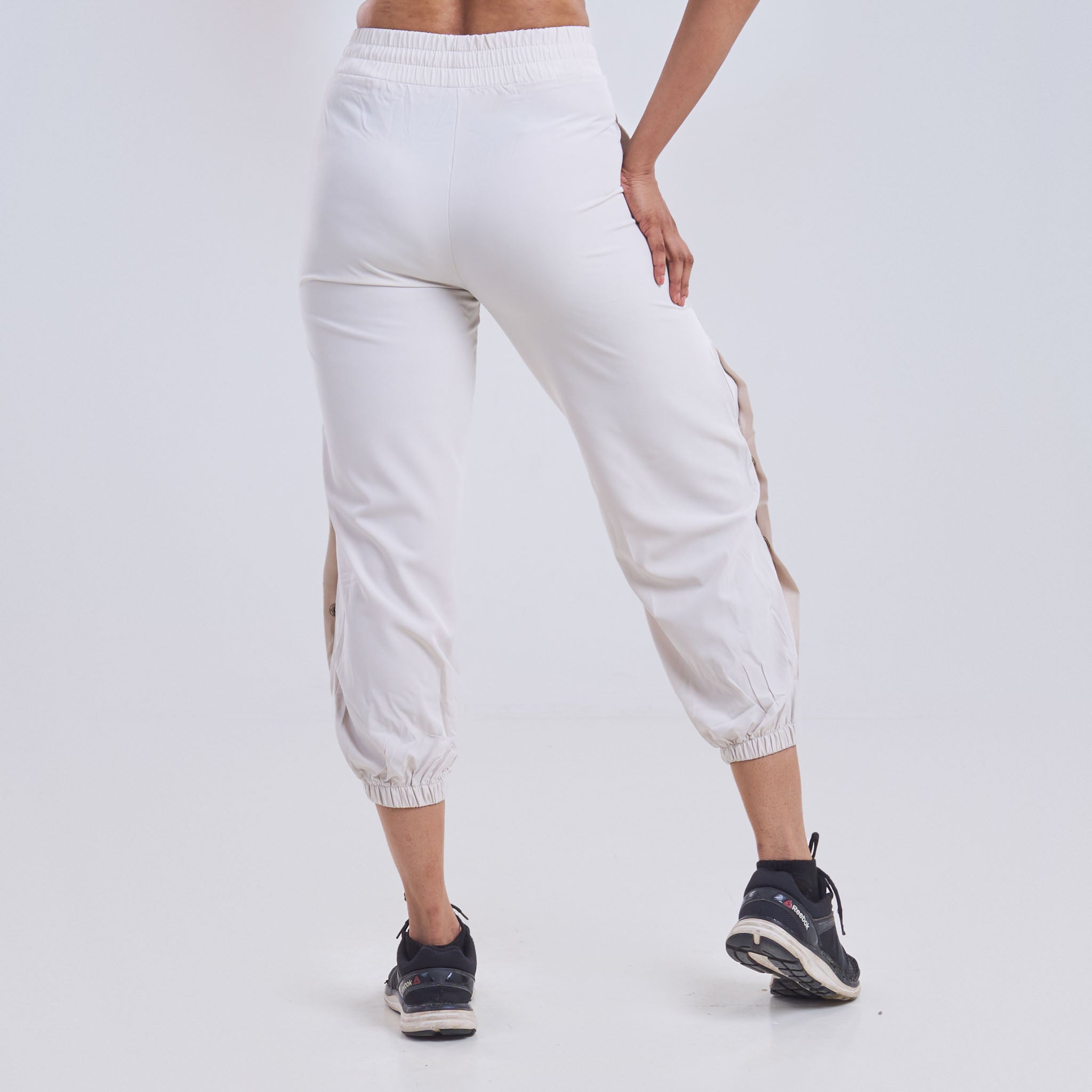 Ladies Jogger Pants with half side slit with buttons