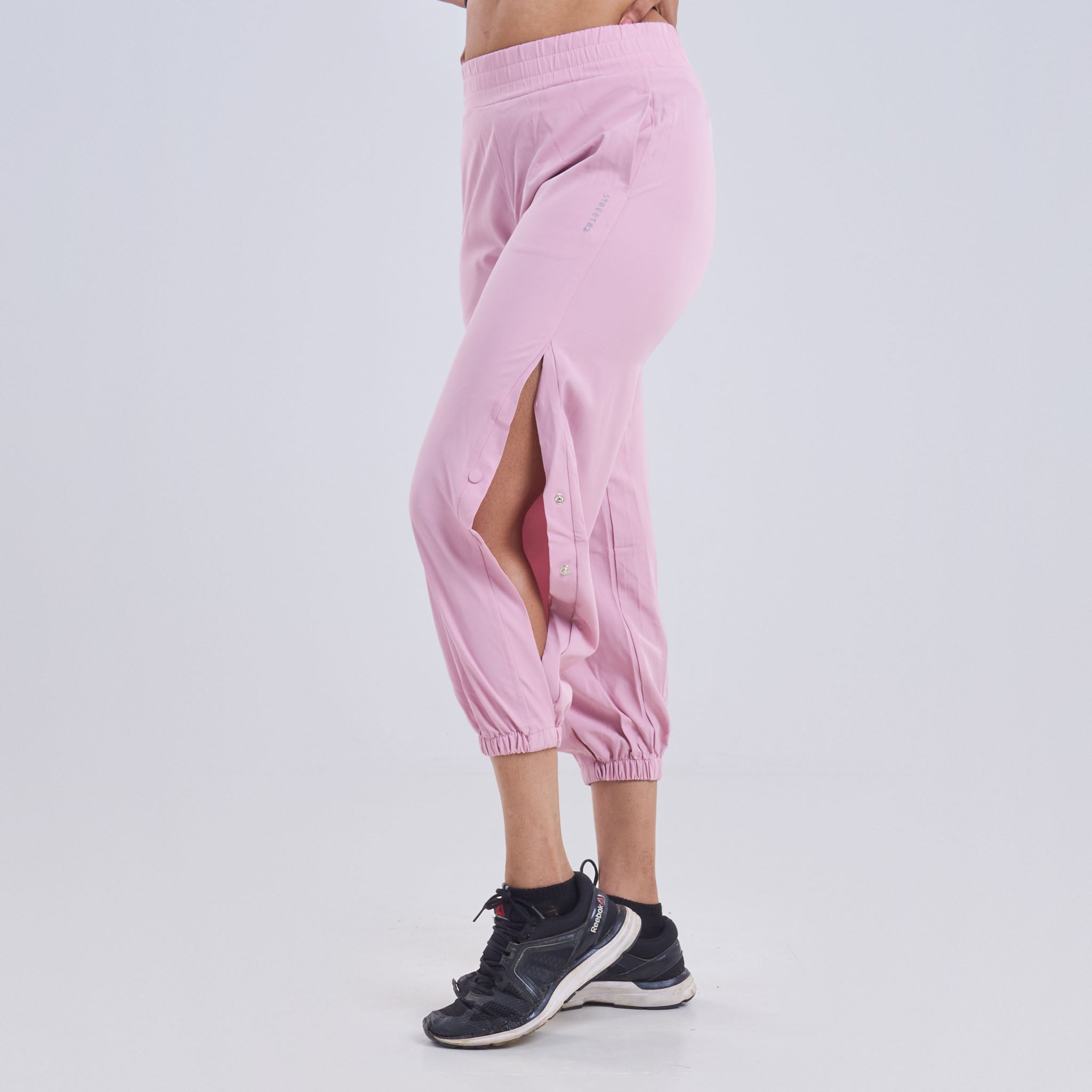 Ladies Jogger Pants with half side slit with buttons