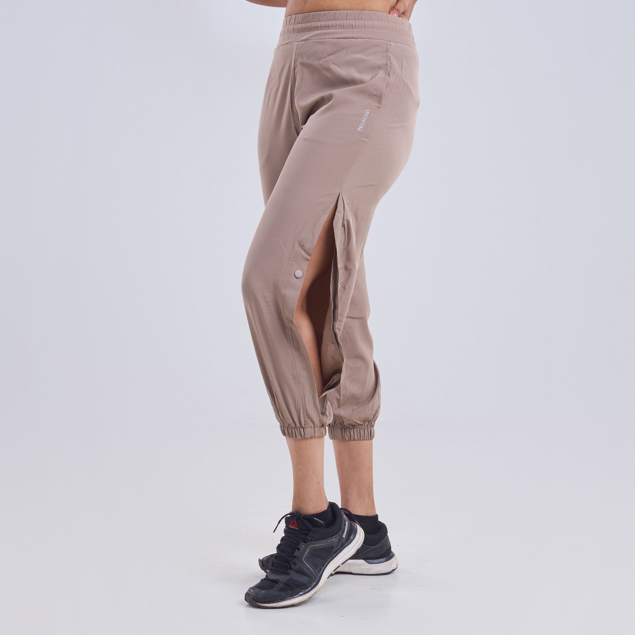 Ladies Jogger Pants with half side slit with buttons