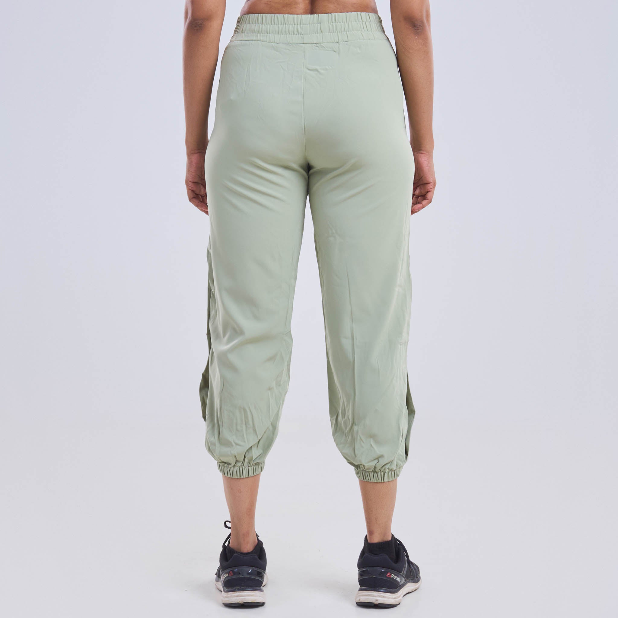 Ladies Jogger Pants with half side slit with buttons