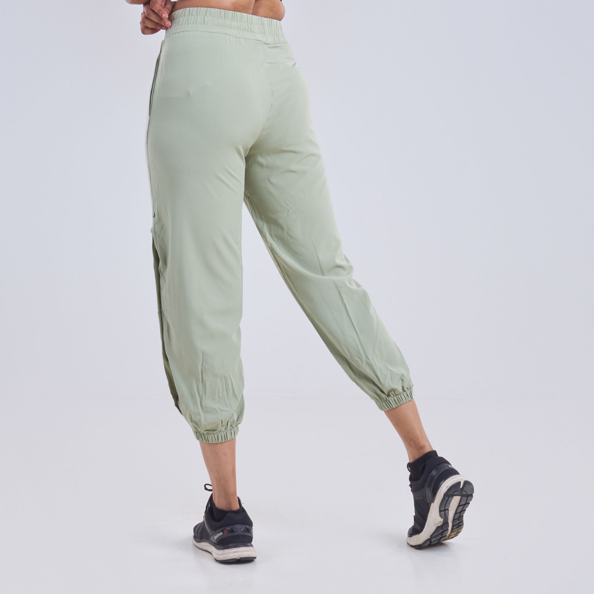 Ladies Jogger Pants with half side slit with buttons