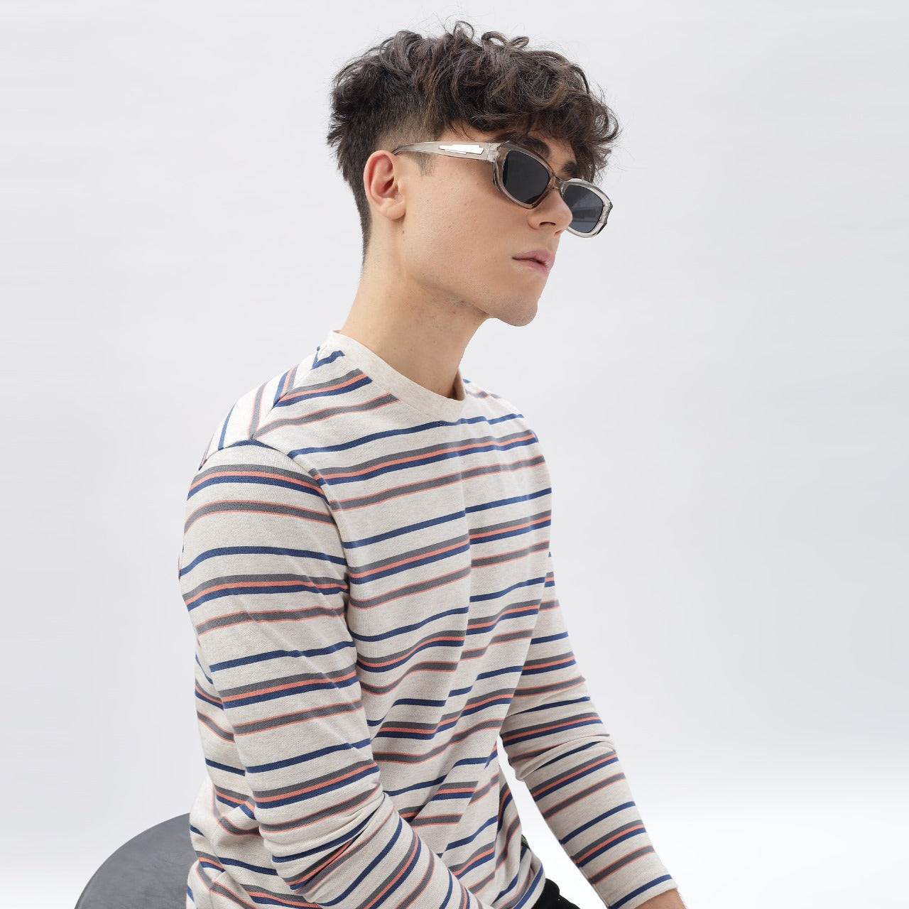 Regular - Long Sleeve Stripe T-Shirt