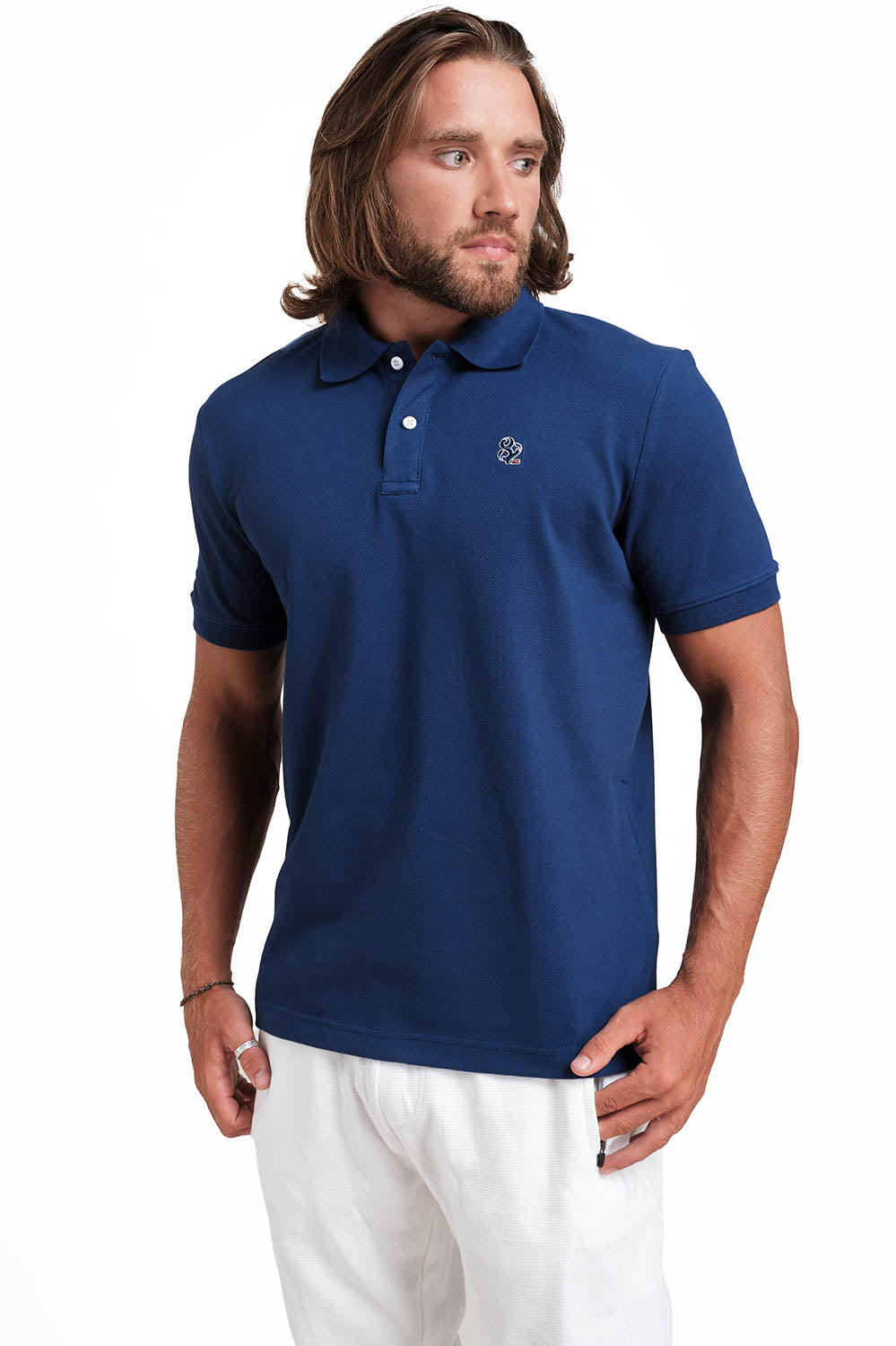 Polo plain in 12 color T-shirts with Front Embroidery, Solid pique fabric