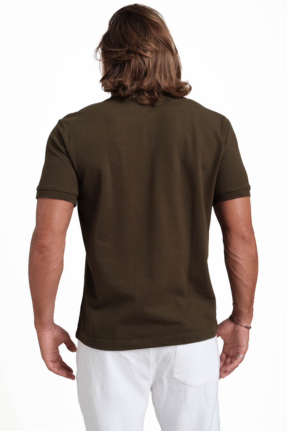 Polo plain in 12 color T-shirts with Front Embroidery, Solid pique fabric