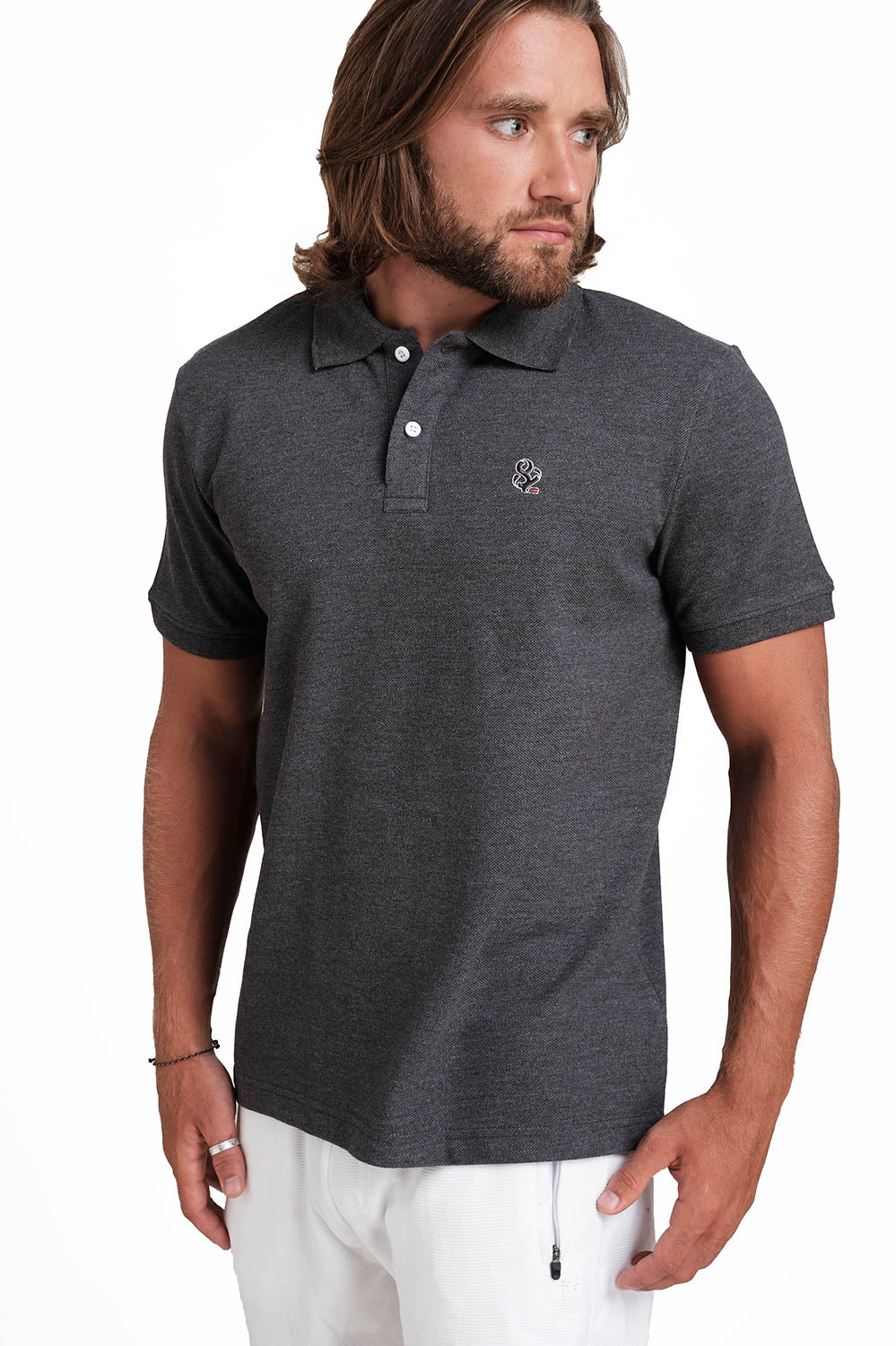 Polo plain in 12 color T-shirts with Front Embroidery, Solid pique fabric